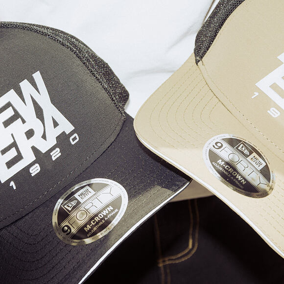 Kšiltovka New Era - Branded Reflective 9FORTY M-CROWN A-Frame Trucker - Black