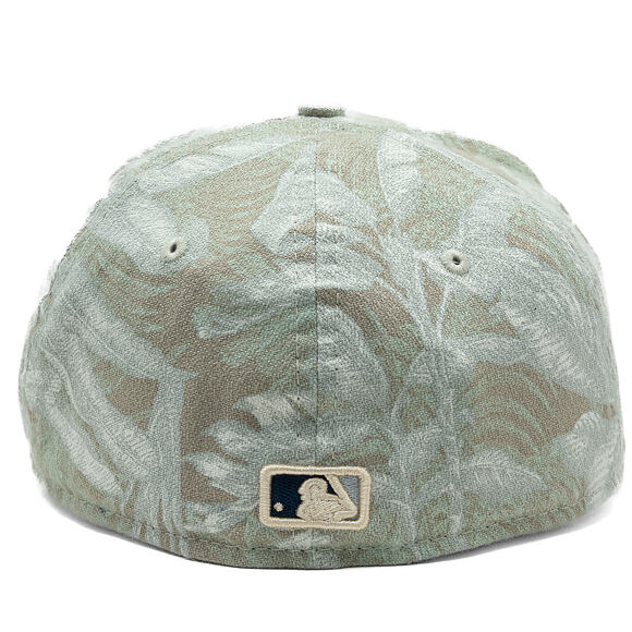 Kšiltovka New Era - MLB Three Looms "Leafy Palm" 59FORTY A-Frame - Detroit Tigers - Stone