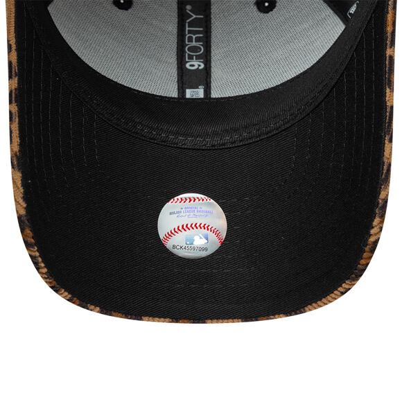 Dětská Kšiltovka New Era - MLB Leopard Cord 9FORTY - NY Yankees - Stone / Black
