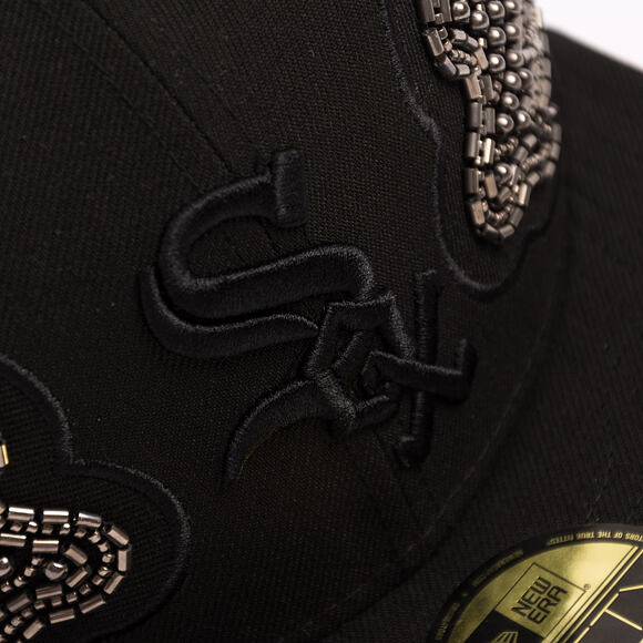 Kšiltovka New Era - MLB Tonal Wing 59FIFTY - Chicago White Sox - Black