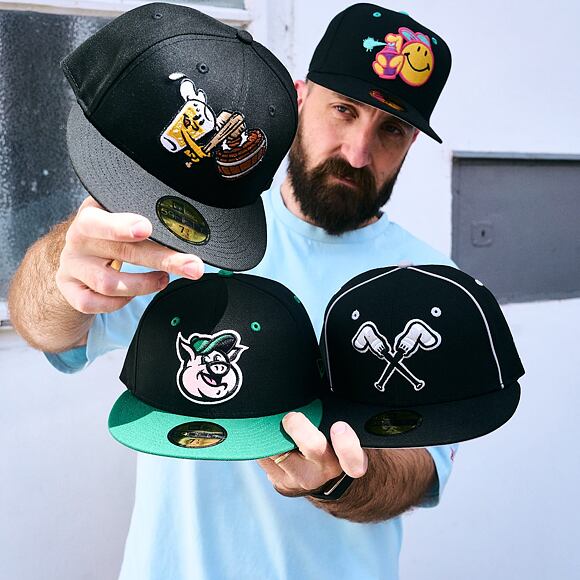 Kšiltovka New Era - MiLB Theme Nights 59FIFTY - Kannapolis Cannon Ballers - Team Color