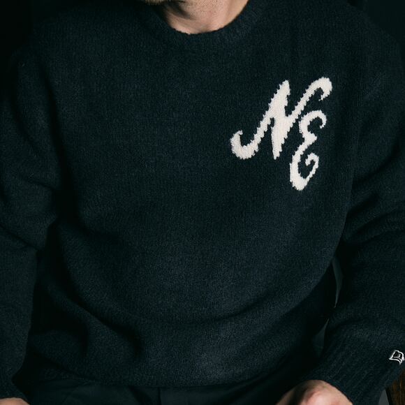 Svetr New Era - Branded Seasonal Knit Sweater - Navy