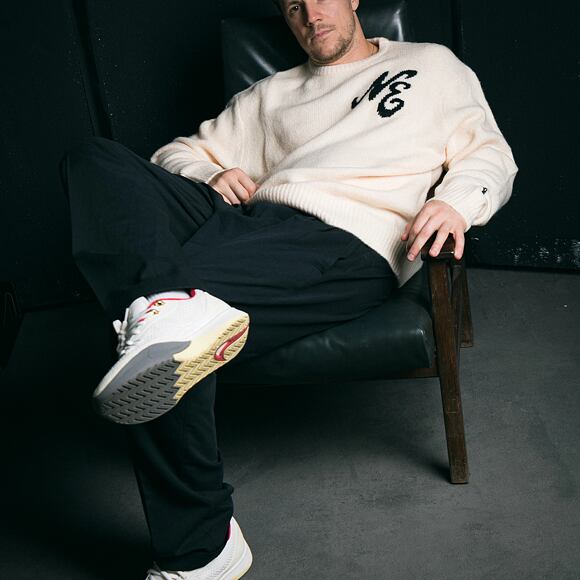 Svetr New Era - Branded Knit Sweater - Cream