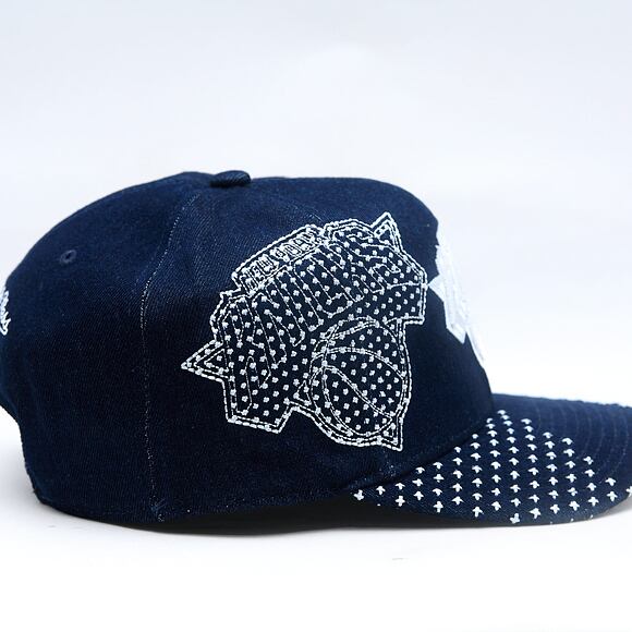 Kšiltovka Mitchell & Ness - NBA Run Stitch Pro Snapback - New York Knicks - Blue