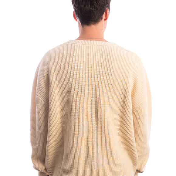 Mikina Karl Kani - KK Script Knit Oversized Crew - Off White
