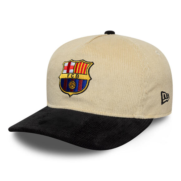 Kšiltovka New Era - Cord 19TWENTY - Barcelona FC - Ivory / Black