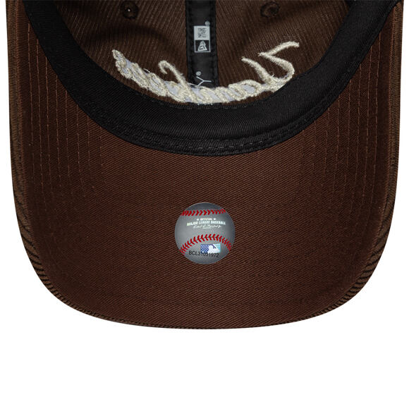 Dámská Kšiltovka New Era - MLB Cord Script 9TWENTY - NY Yankees - Chestnut Brown / Stone