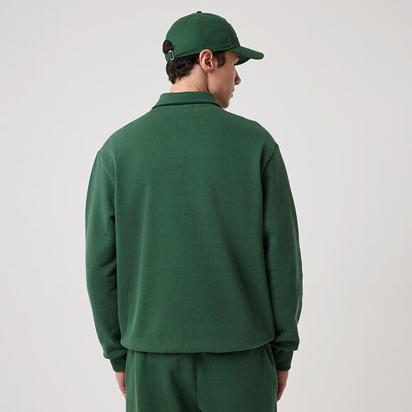 Mikina New Era - MLB Quarter Zip - LA Dodgers - Cilantro Green