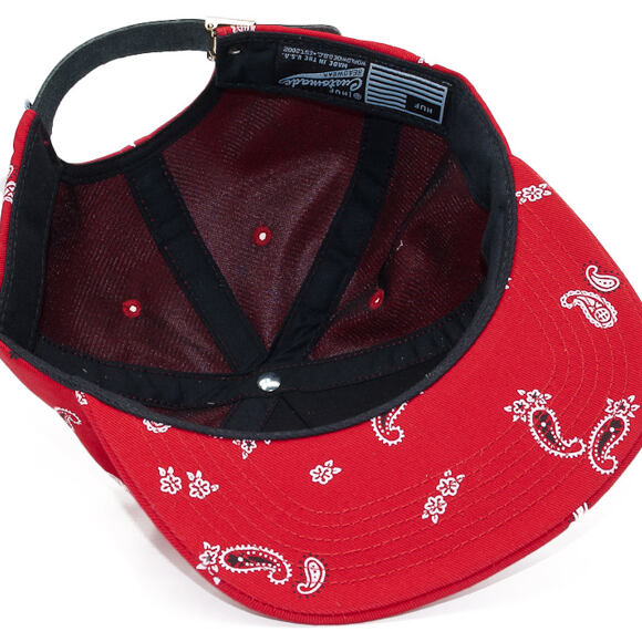 Kšiltovka HUF Bandana Metal H Red Strapback