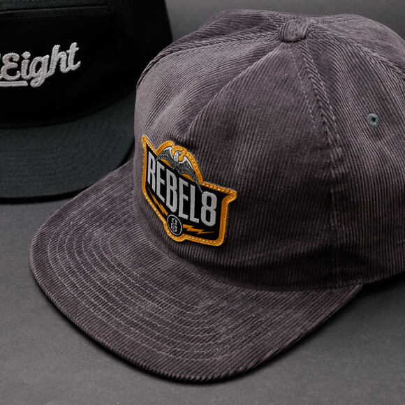 Kšiltovka REBEL8 Standing Strong Grey Snapback