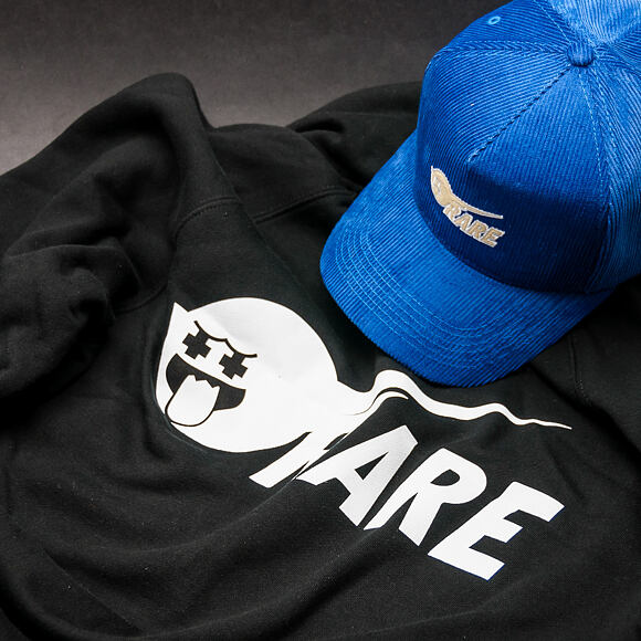 Mikina S Kapucí Pink Dolphin Rare Air Zip Up Black
