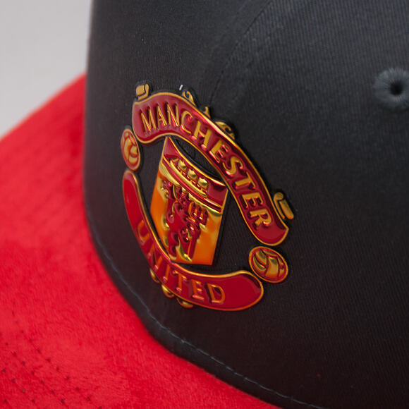 Kšiltovka New Era Suede Visor Manchester United Grey 9FIFTY Snapback