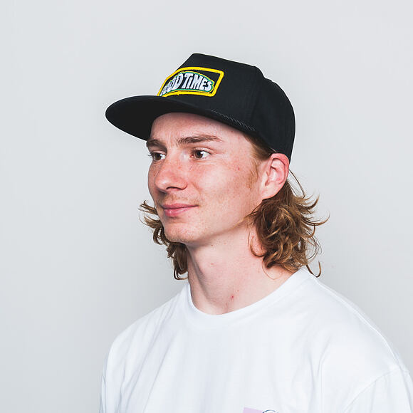 Kšiltovka HUF Apparel Cap Good Times Black Snapback