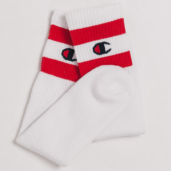 Ponožky Champion Tube Socks Crew White/Red