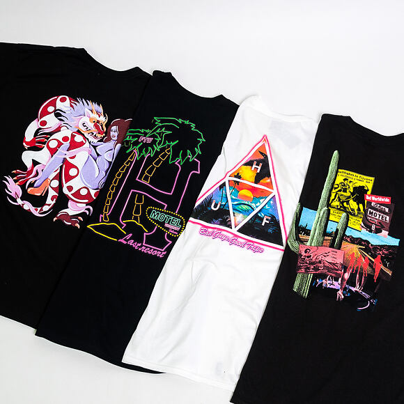 Triko HUF Good Trips Triangle White