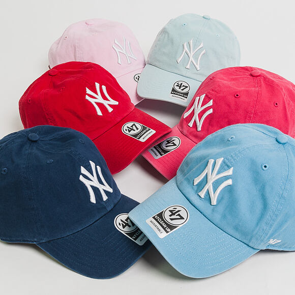 Kšiltovka 47 Brand New York Yankees Clean Up Berry Strapback