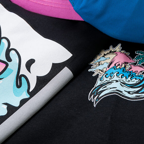 Triko Pink Dolphin Roll Tide Tee Black