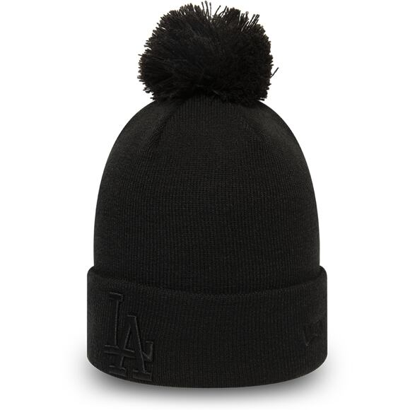 Dámský Kulich New Era Los Angeles Dodgers League Essential Bobble Knit Black