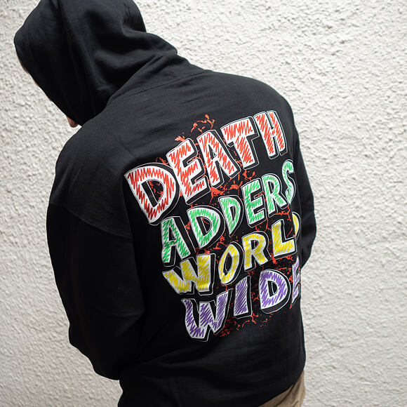 Mikina Mishka Da Scribbles Hoodie Black