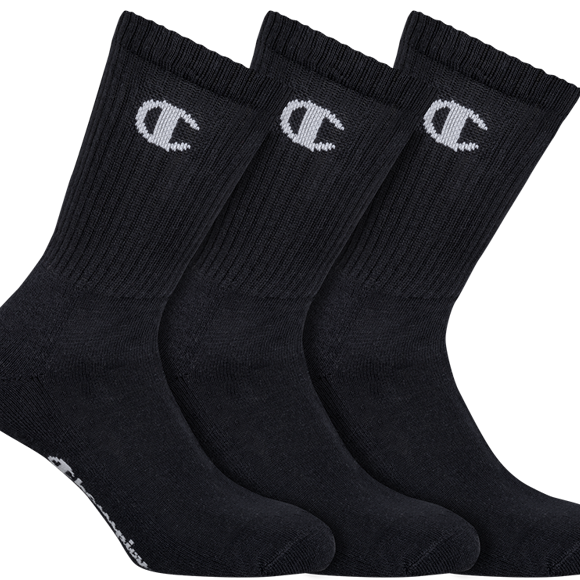 Ponožky Champion 3P CREW SOCKS LEGACY Black