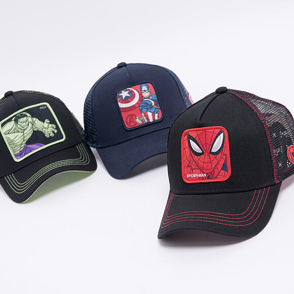Kšiltovka Capslab Trucker By Freegun (MARVEL) Hulk - HLK5