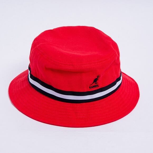 Klobouk Kangol Stripe Lahinch Cardinal K4012SP-CR608