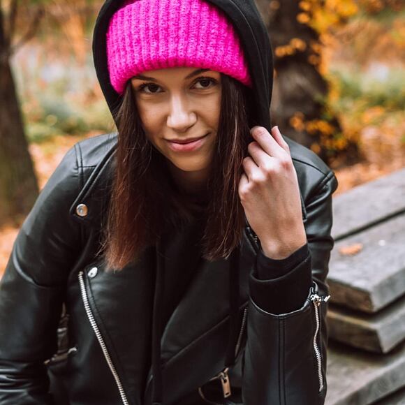 Kulich Upfront Star Beanie Pink