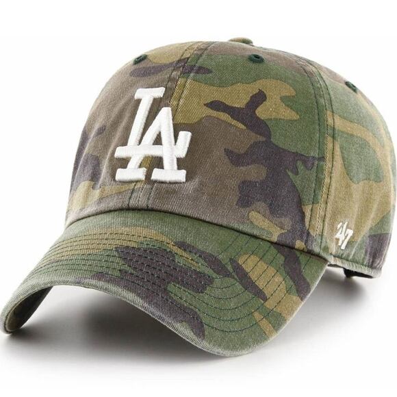 Kšiltovka 47 Brand Los Angeles Dodgers Camo Clean Up