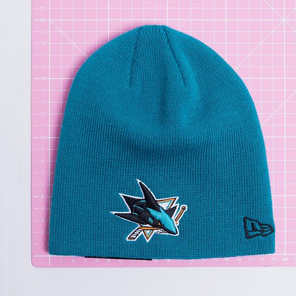 Dětský kulich New Era SMU Kids NHL Skull Knit San Jose Sharks