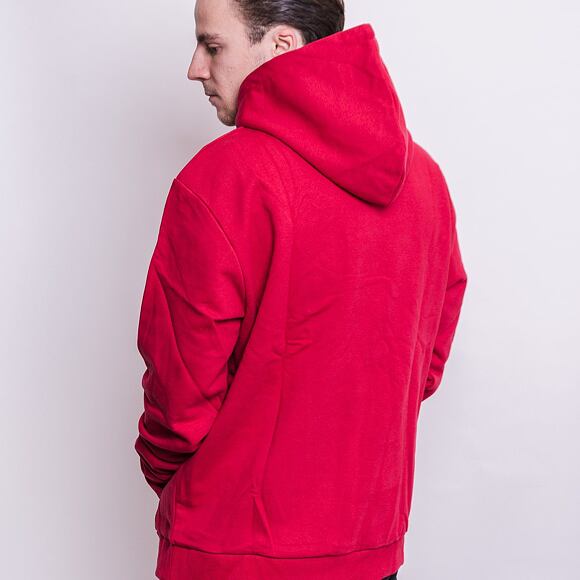 Mikina Karl Kani Small Signature Box Hoodie Dark Red 6093157