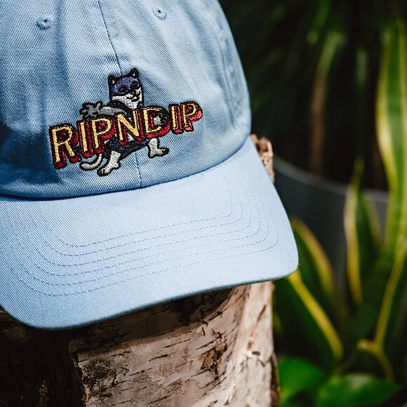 Kšiltovka RIP N DIP Captain Nermal Pants Dad Hat RND4752 Light Blue