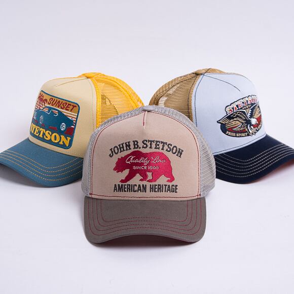 Kšiltovka Stetson Trucker Cap Bear 7751101