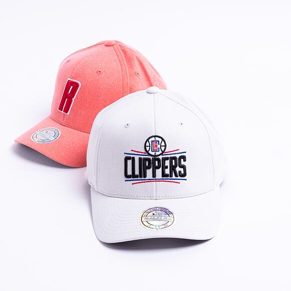 Kšiltovka Mitchell & Ness Los Angeles Clippers INTL812 Washout 110 White