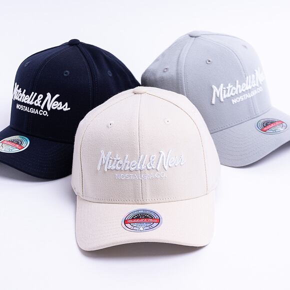 Kšiltovka Mitchell & Ness - Branded Pinscript Classic Red - Cream