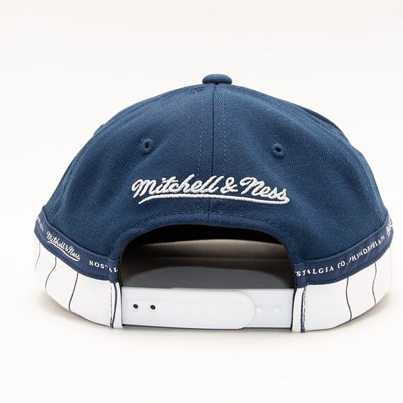 Kšiltovka Mitchell & Ness Blue/White Baseball Stripe