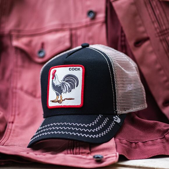 Kšiltovka Goorin - Cock Rooster - Black
