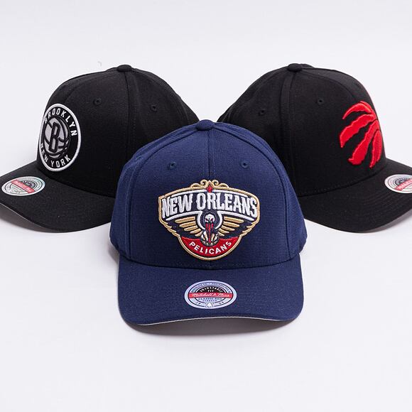 Kšiltovka Mitchell & Ness Team Ground Redline New Orleans Pelicans Navy Snapback