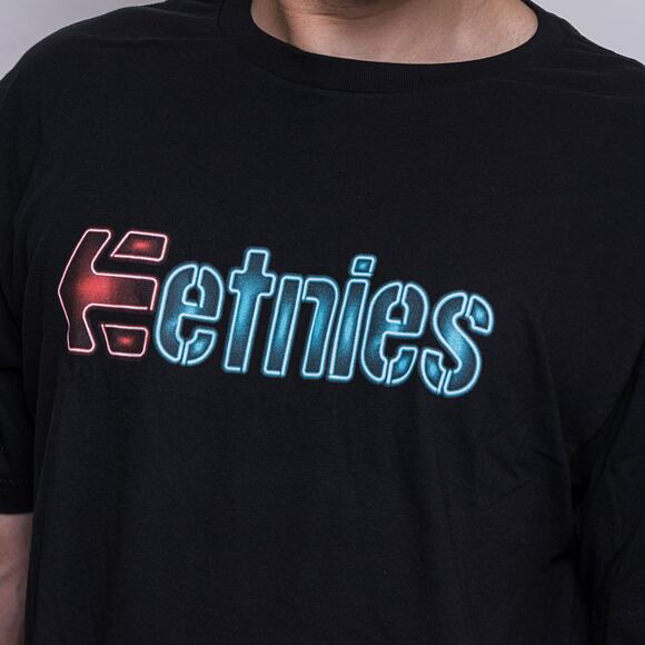 Triko ETNIES Neon Tee Black