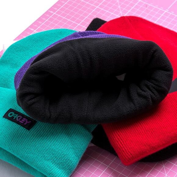 Kulich Oakley B1B Gradient Patch Beanie - Red