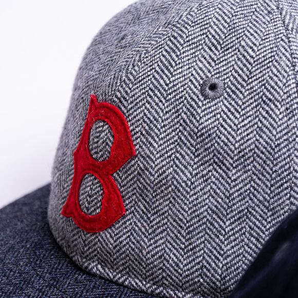 Kšiltovka New Era 59FIFTY MLB Retro Crown Boston Red Sox Cooperstown Gray