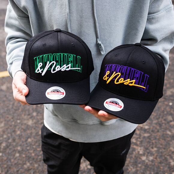 Kšiltovka Mitchell & Ness Branded Zone Redline Stretch Snapback Purple/Yellow