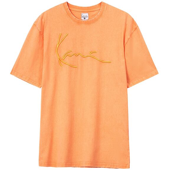 Triko Karl Kani Signature Destroyed Tee Light Orange