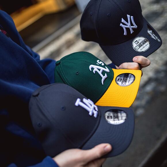 Kšiltovka New Era 39THIRTY Diamond Era Oakland Athletics Stretch Fit Dark Green