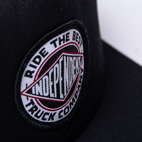 Kšiltovka Independent RTB Summit Mesh Back Cap Black Black