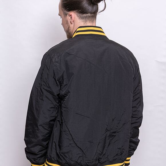 Bunda New Era NBA Team Logo Bomber Jacket Los Angeles Lakers Black / Purple