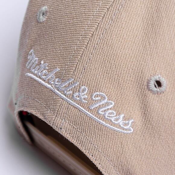 Kšiltovka Mitchell & Ness Pinscript Classic Red Branded Wheat