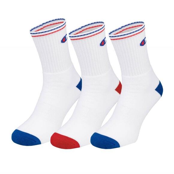 Ponožky Champion 3pk Crew Socks WHT/WHT/WHT