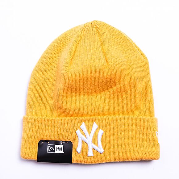 Kulich New Era MLB League Essential Cuff Beanie New York Yankees Yellow / White