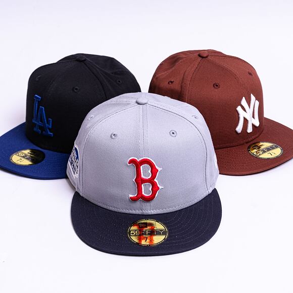 Kšiltovka New Era 59FIFTY MLB Series 5 Boston Red Sox Grey