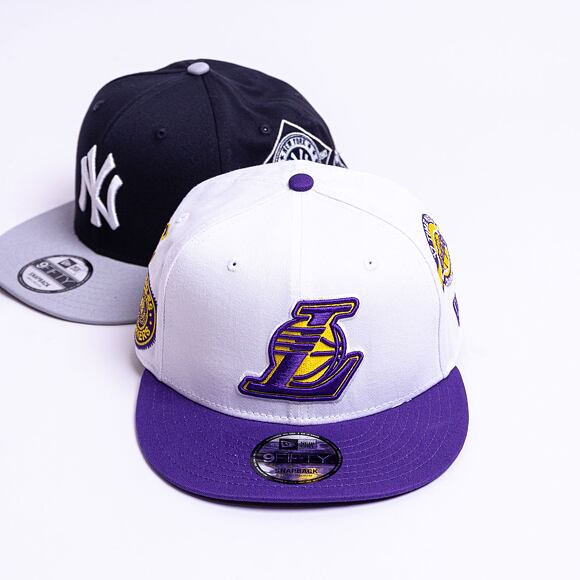 Kšiltovka New Era 9FIFTY NBA All Over Patch Los Angeles Lakers White